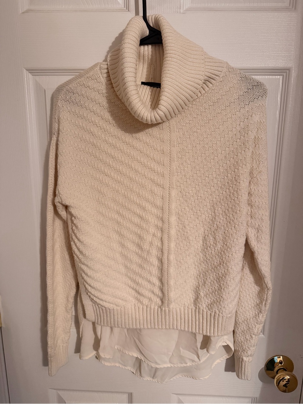 The Limited Cream Cowl Neck Sweater